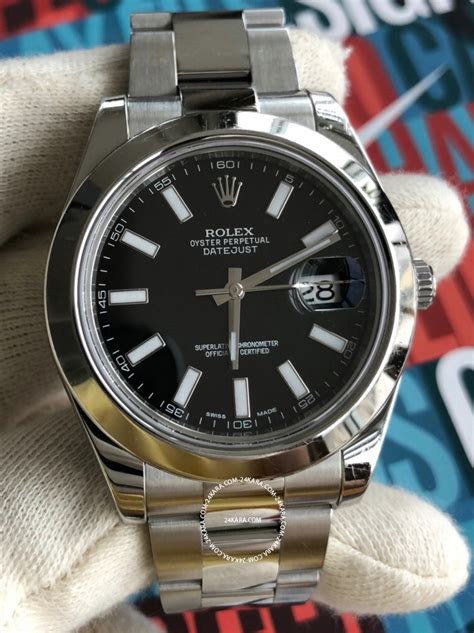 rolex datejust arabic dial black|rolex oyster perpetual datejust 116300.